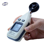 Anemometro digitale portatile con display LCD retroilluminato