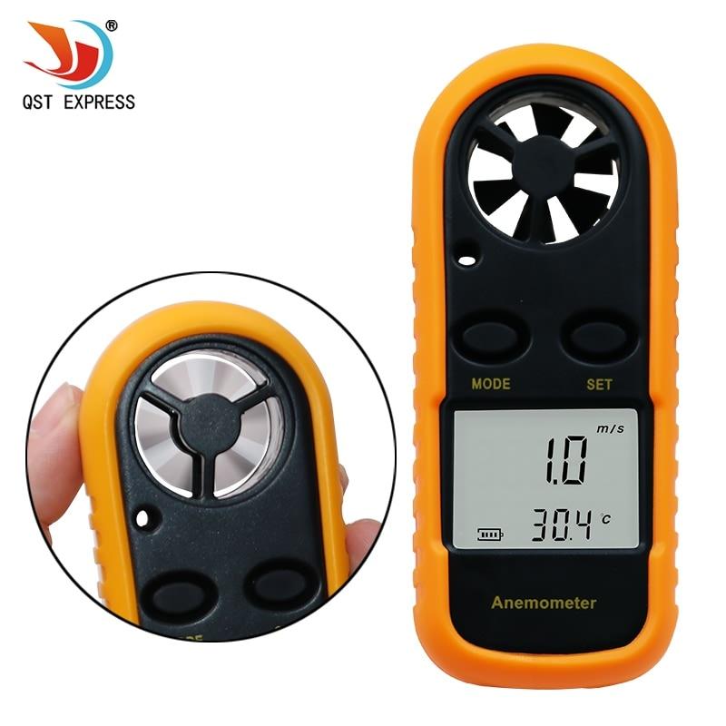 Anemometro digitale portatile con termometro