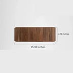 Appendiabiti da parete in legno con 4 o 6 ganci