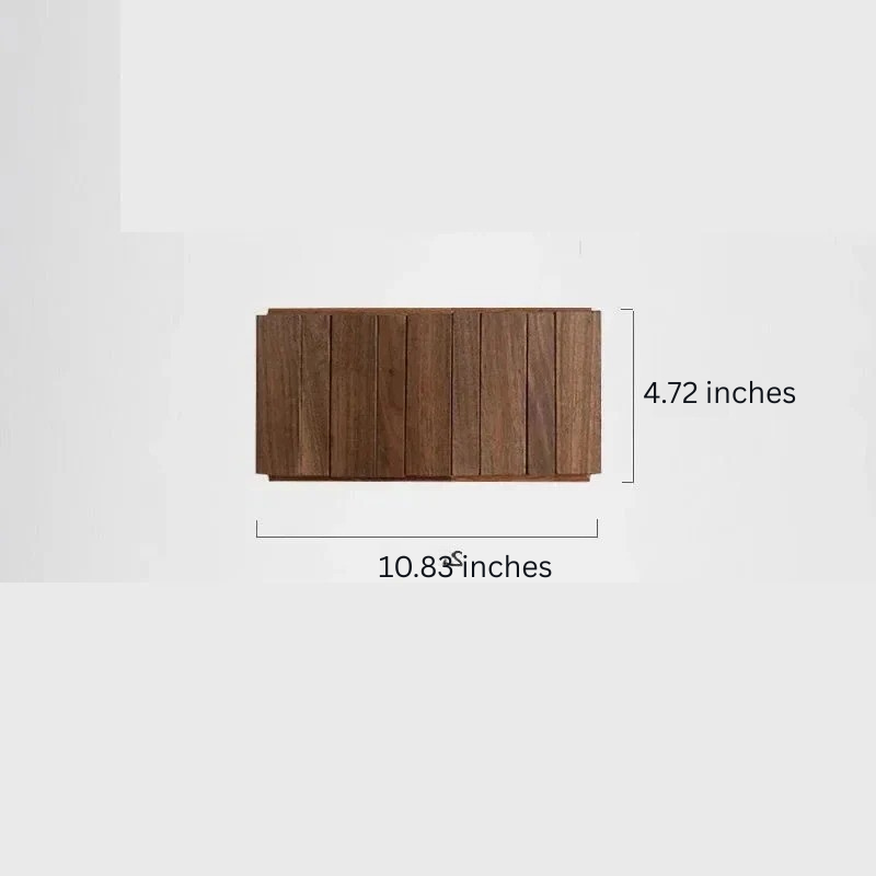 Appendiabiti da parete in legno con 4 o 6 ganci