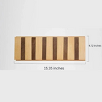 Appendiabiti da parete in legno con 4 o 6 ganci