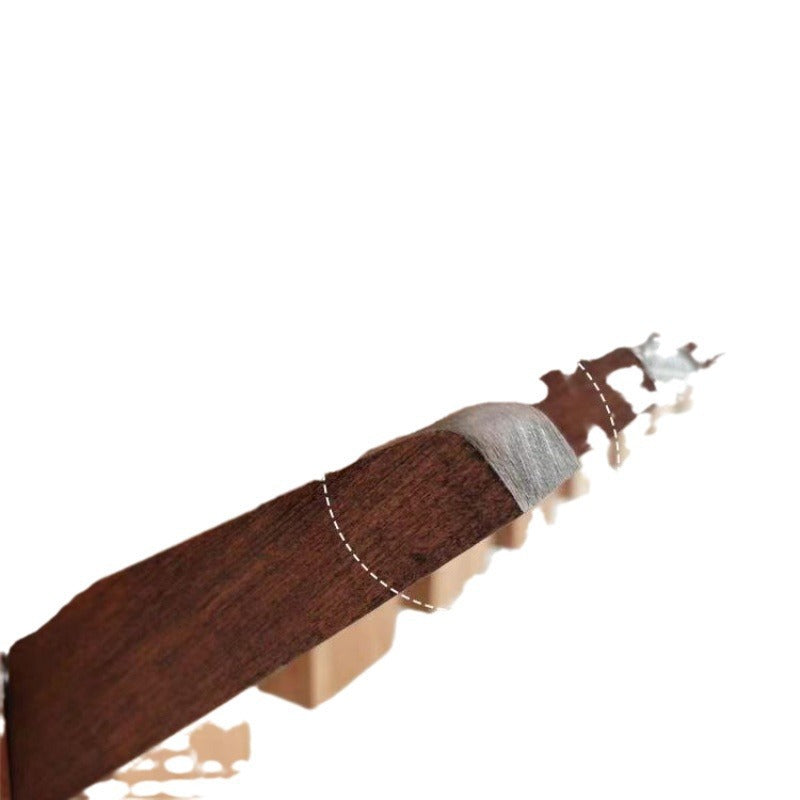 Appendiabiti da parete in legno massello a forma di tasti di pianoforte