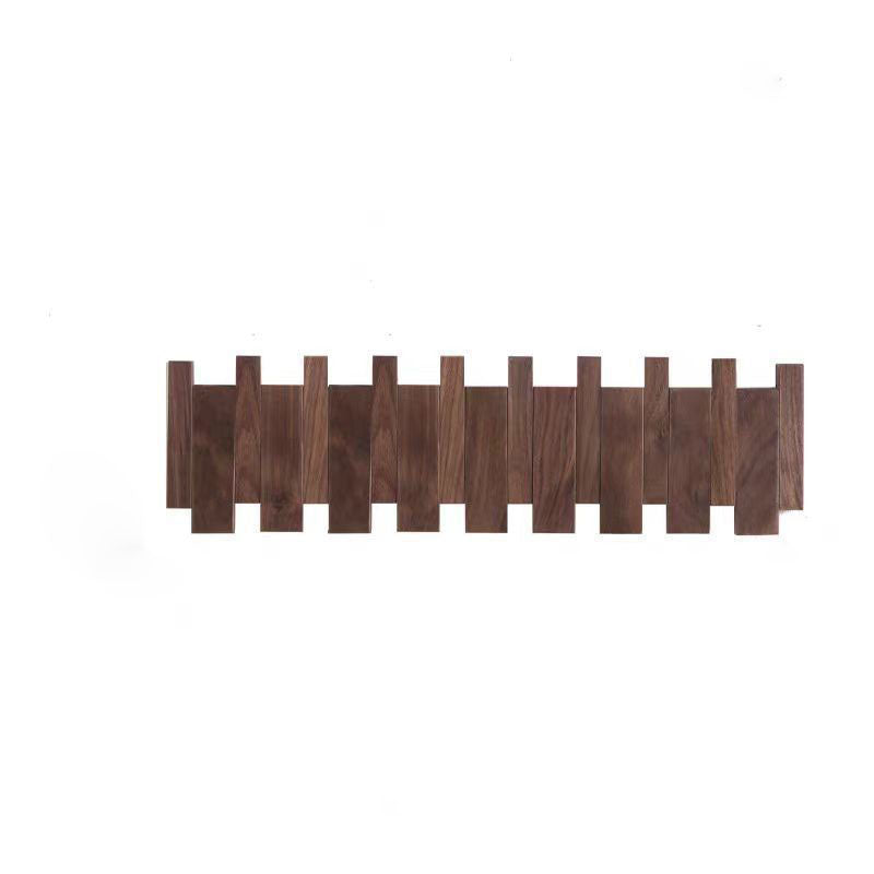 Appendiabiti da parete in legno massello a forma di tasti di pianoforte