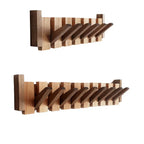 Appendiabiti a muro HarmonyCoat in legno a forma di pianoforte – decorazione elegante e pratica