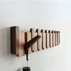 Appendiabiti a muro HarmonyCoat in legno a forma di pianoforte – decorazione elegante e pratica