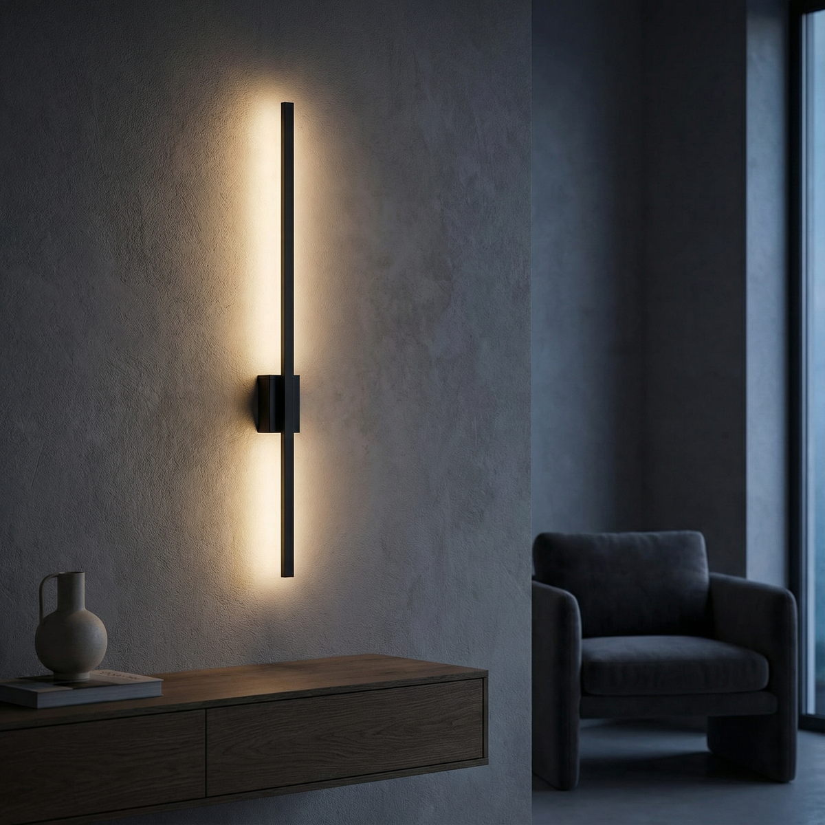 Applique a barra verticale LED per soggiorno | Luce bianca calda