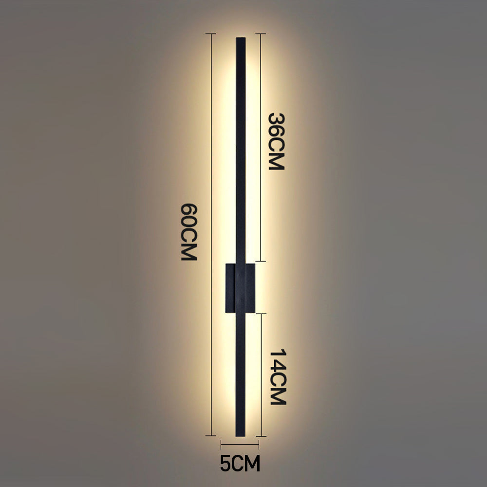 Applique a barra verticale LED per soggiorno | Luce bianca calda