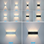 Applique LED da parete per esterni e interni