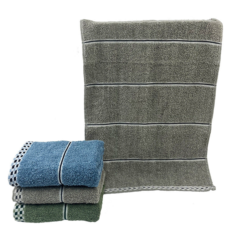 Asciugamano in cotone con eleganti righe