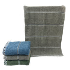 Asciugamano in cotone con eleganti righe