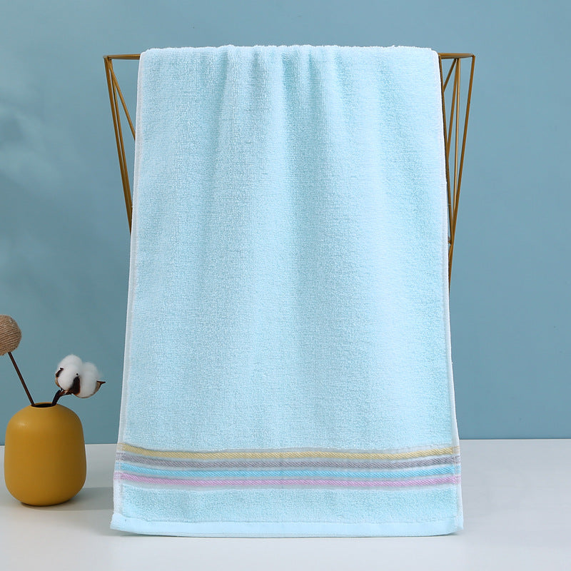 Asciugamano in cotone con eleganti righe