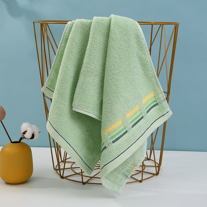 Asciugamano in cotone con eleganti righe