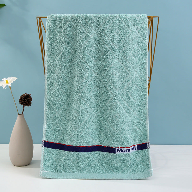 Asciugamano in cotone con eleganti righe