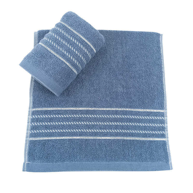 Asciugamano in cotone con eleganti righe