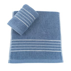 Asciugamano in cotone con eleganti righe