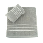 Asciugamano in cotone con eleganti righe