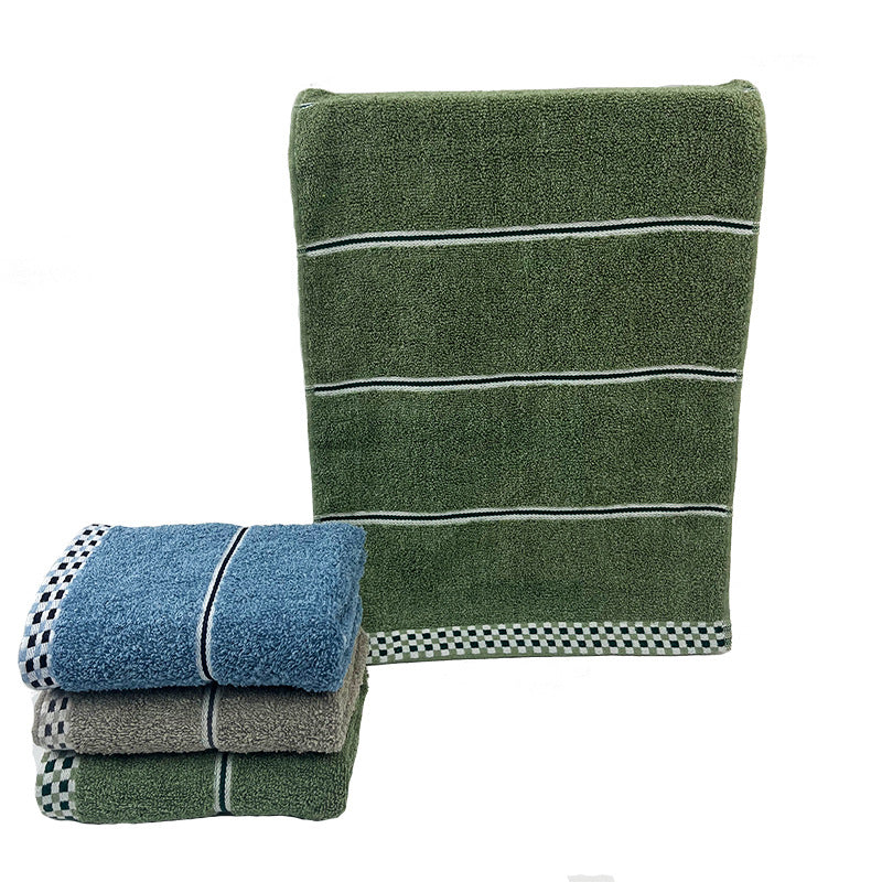 Asciugamano in cotone con eleganti righe