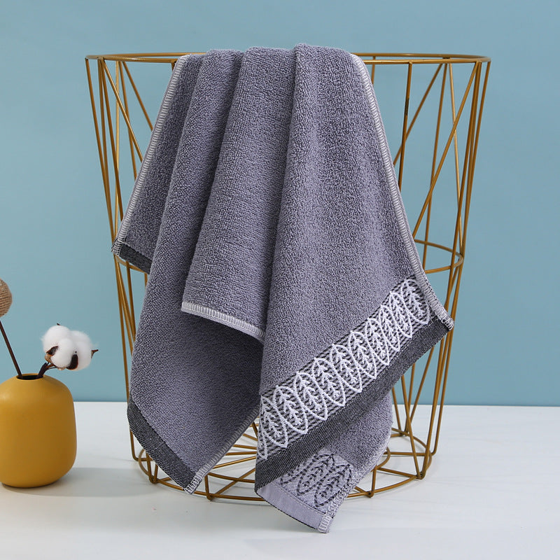Asciugamano in cotone con eleganti righe