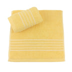 Asciugamano in cotone con eleganti righe