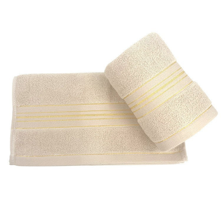 Asciugamano in cotone con eleganti righe