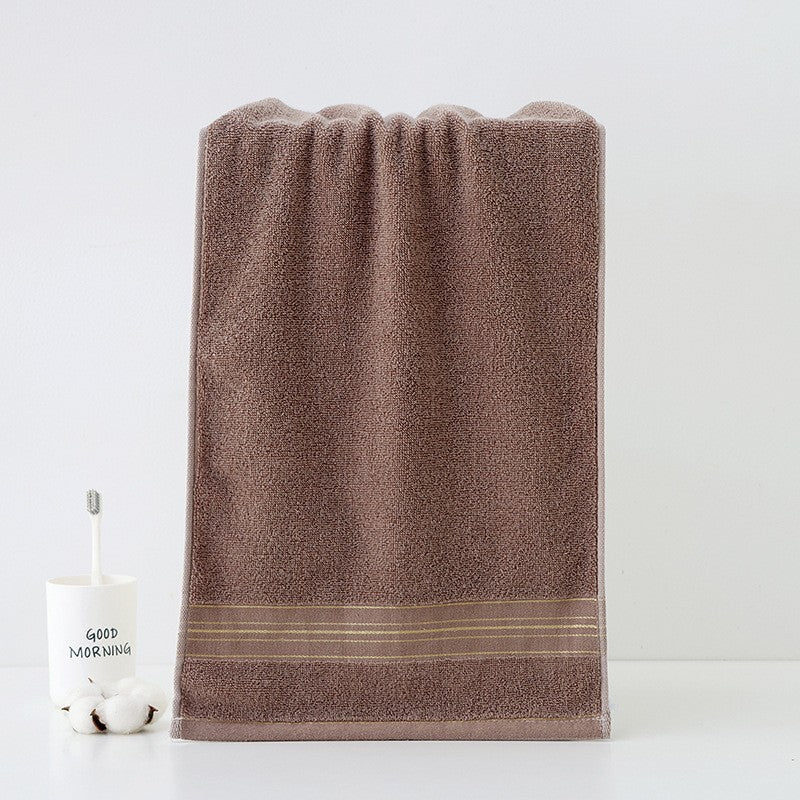 Asciugamano in cotone con eleganti righe