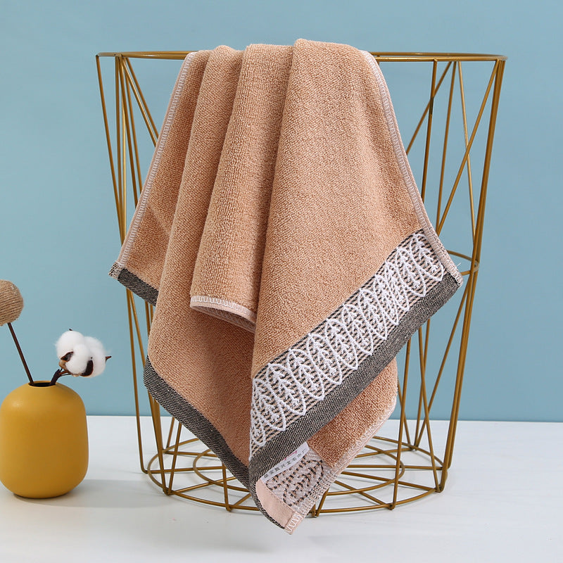 Asciugamano in cotone con eleganti righe
