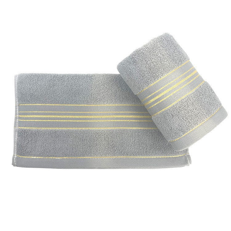 Asciugamano in cotone con eleganti righe