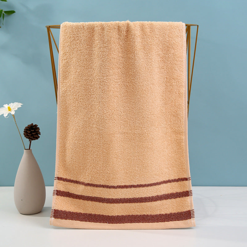Asciugamano in cotone con eleganti righe