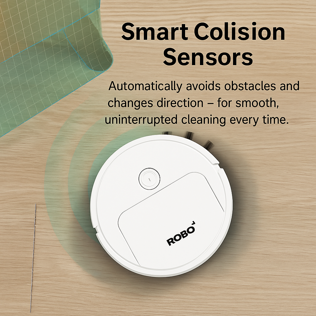 Aspirapolvere robot 3 in 1 con navigazione intelligente e potente aspirazione