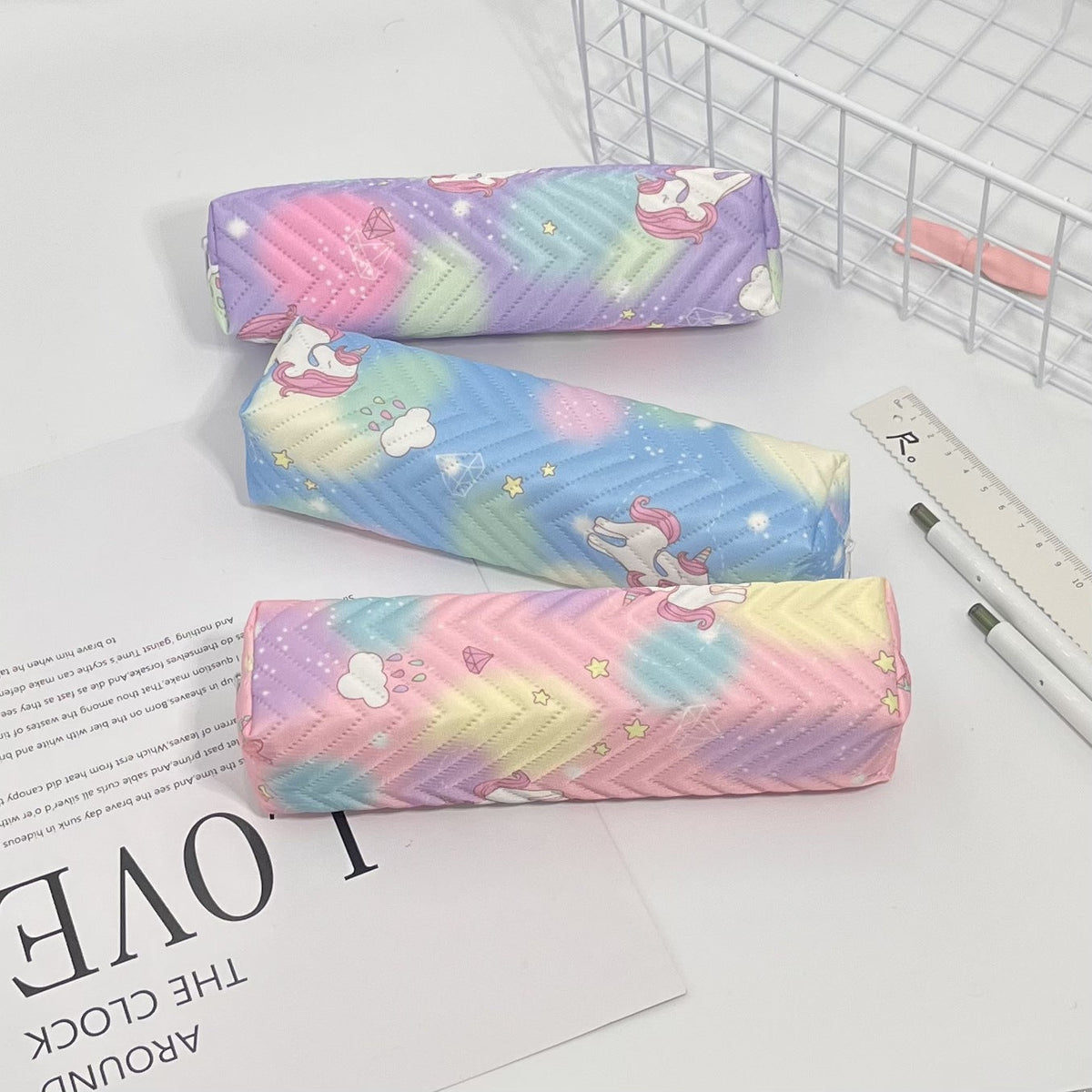 Astuccio portapenne unicorno