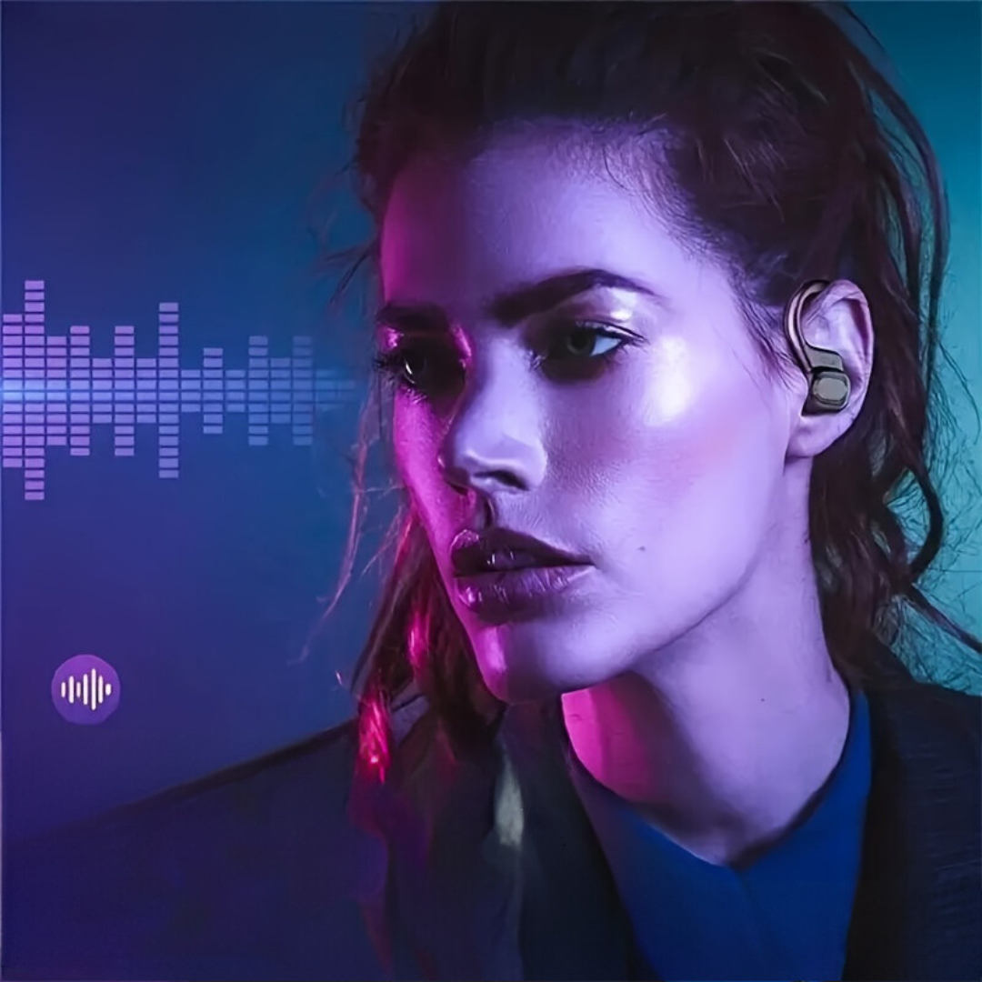 Auricolari Bluetooth impermeabili con vestibilità ergonomica e controllo touch per sportivi