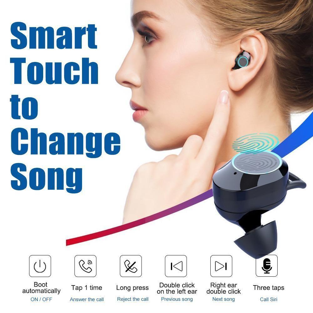 Auricolari Bluetooth wireless impermeabili per sport