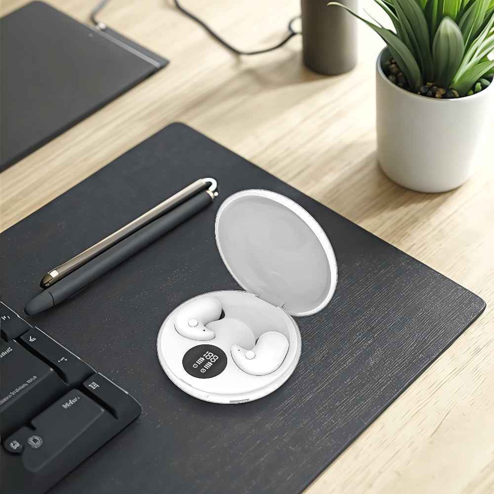 Auricolari Bluetooth wireless in-ear con custodia di ricarica