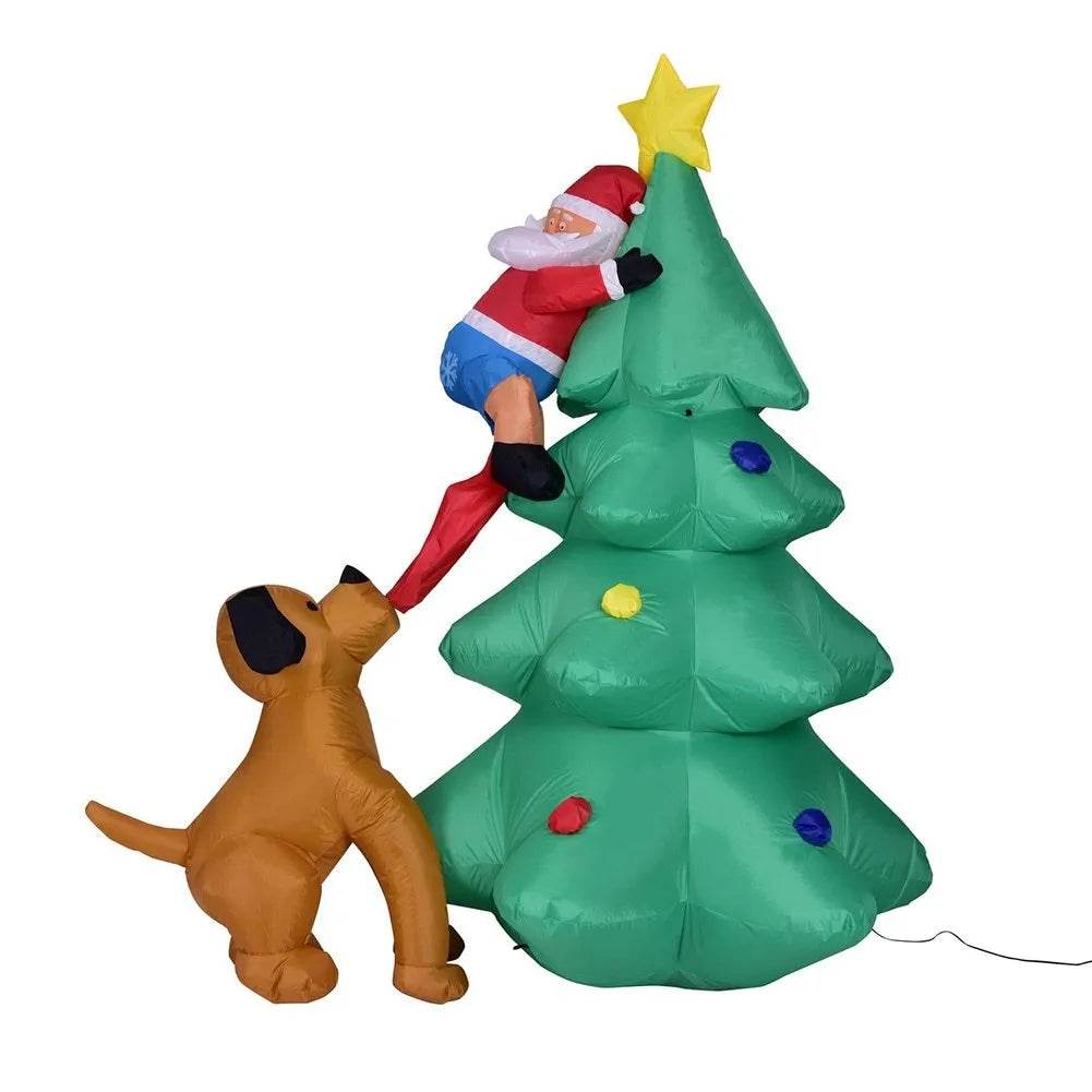 Babbo Natale gonfiabile decorazione natalizia
