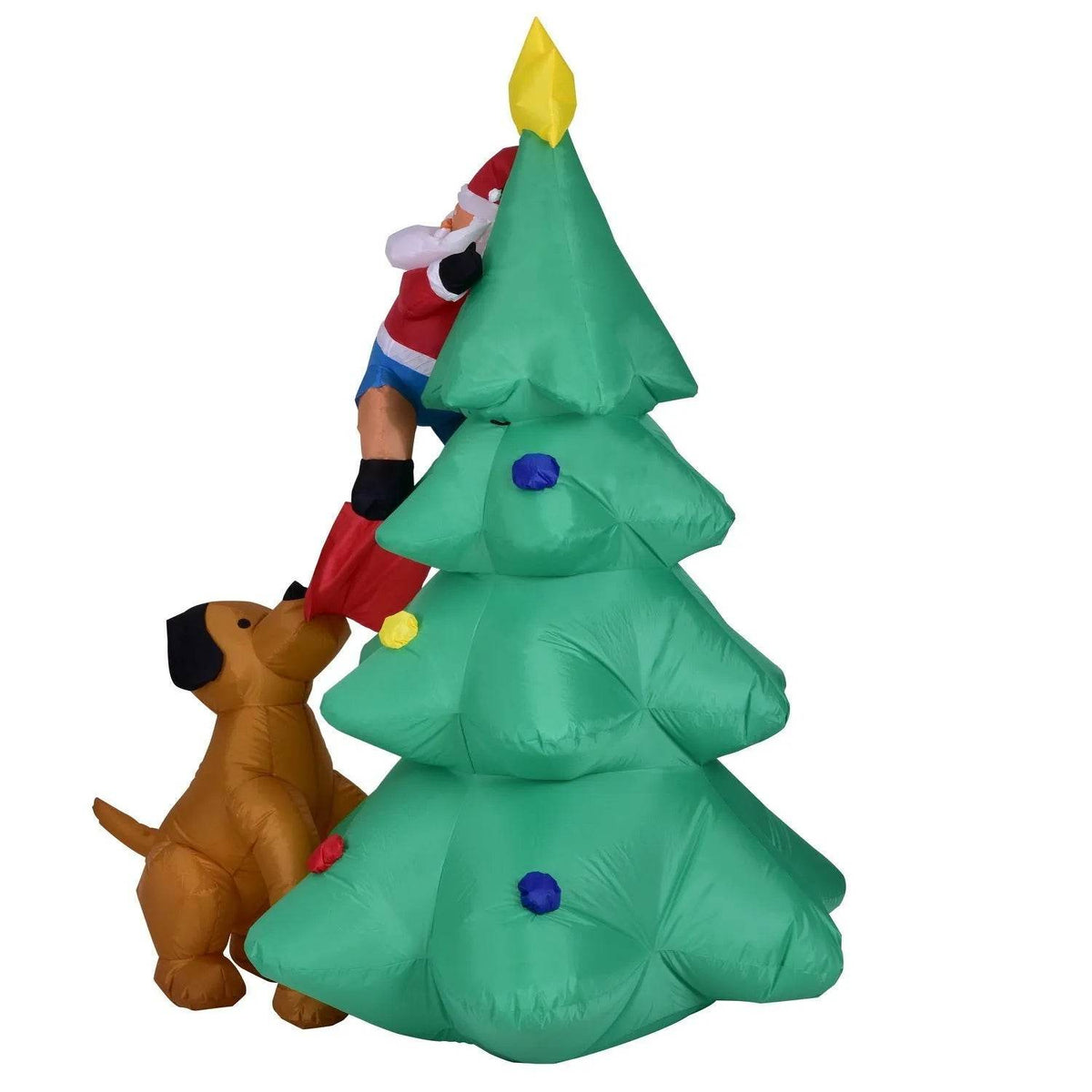 Babbo Natale gonfiabile decorazione natalizia