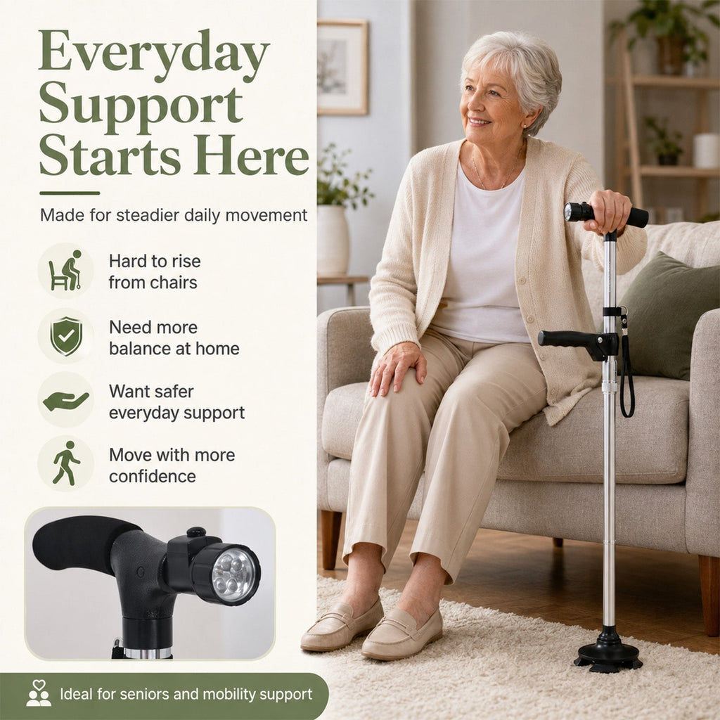 Il tuo compagno perfetto per camminare con maggiore sicurezza | Bastone intelligente
