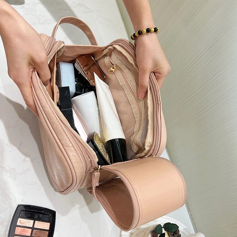 Beauty bag capiente per trucchi e cosmetici
