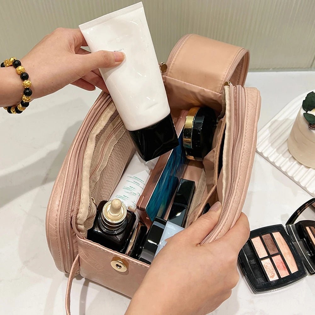 Beauty bag capiente per trucchi e cosmetici