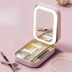 Beauty case con specchio LED – Trucco perfetto ovunque