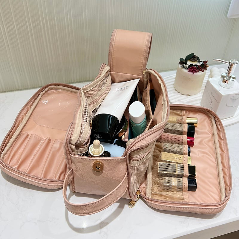 Beauty case da viaggio capiente con scomparti