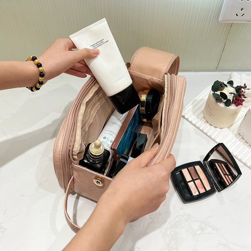 Beauty case da viaggio capiente con scomparti