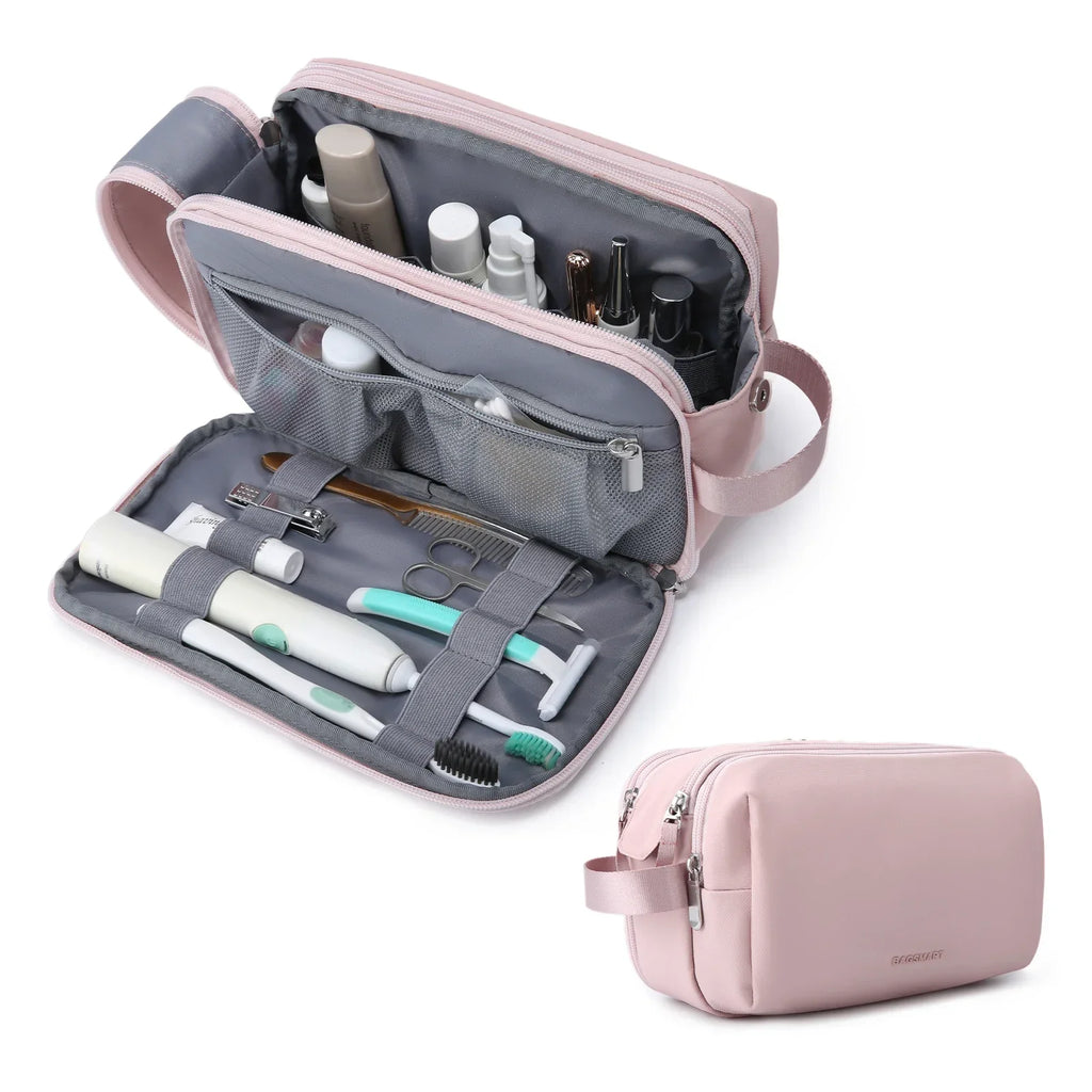 Beauty case impermeabile Kosmetixo per viaggio – Organizer leggero per cosmetici e prodotti da bagno