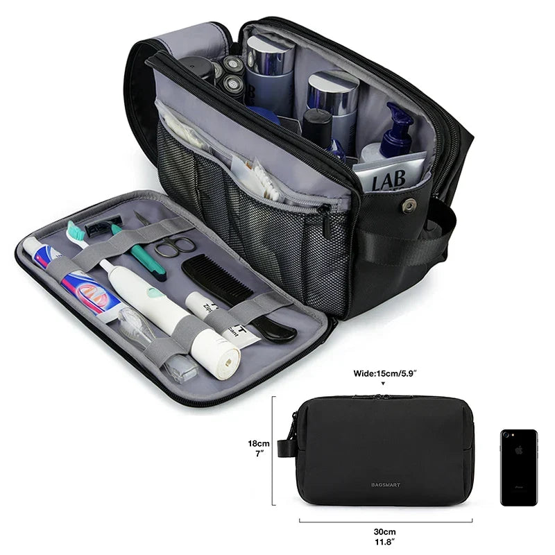 Beauty case impermeabile Kosmetixo per viaggio – Organizer leggero per cosmetici e prodotti da bagno