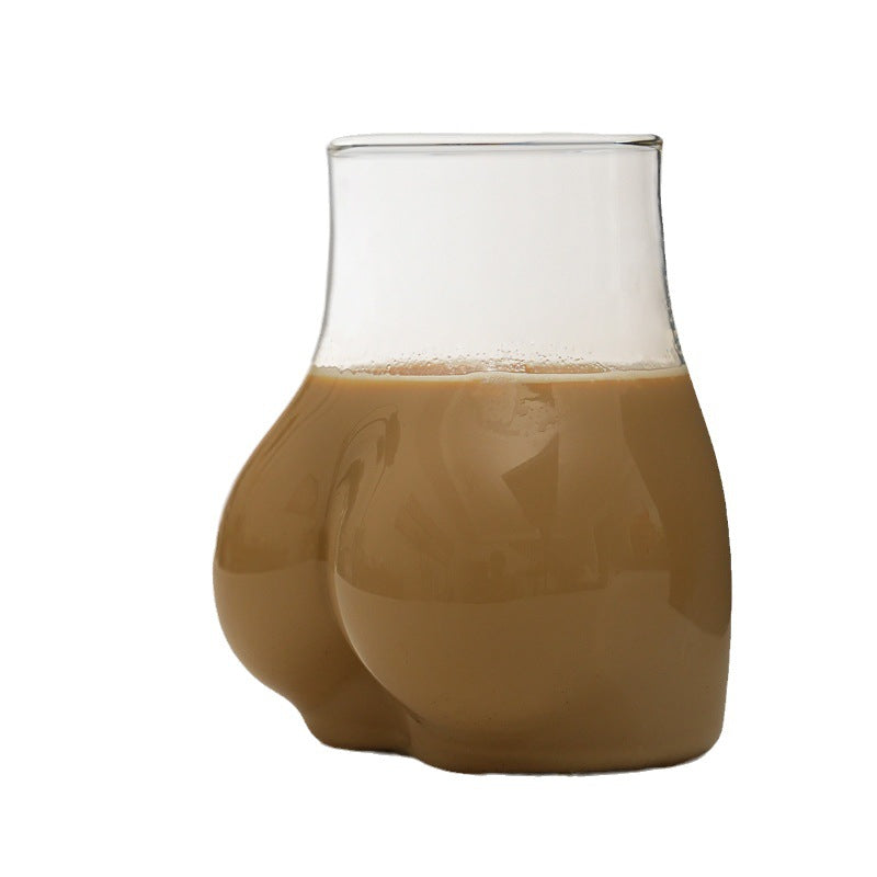 Bicchiere elegante con curve femminili
