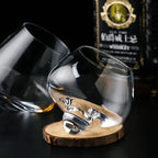 Bicchiere rotante Belly per whisky, birra e cocktail
