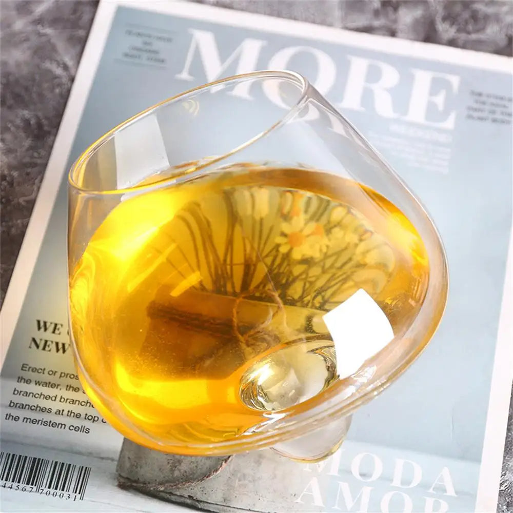 Bicchiere rotante Belly per whisky, birra e cocktail
