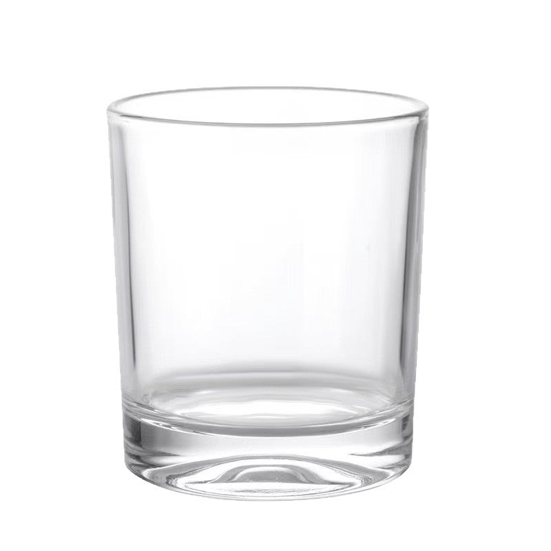 Bicchiere tumbler per whisky fondo pesante in vetro trasparente