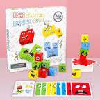 BlockiMix – Puzzle in legno educativo con blocchi colorati per bambini