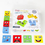 BlockiMix – Puzzle in legno educativo con blocchi colorati per bambini