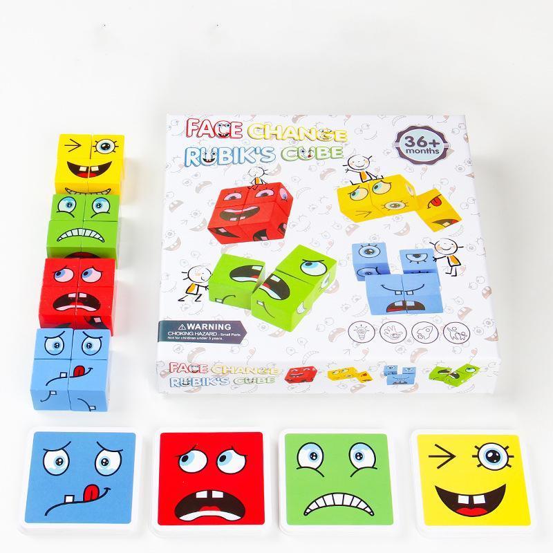 BlockiMix – Puzzle in legno educativo con blocchi colorati per bambini